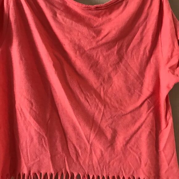 Justice Peach Summer Shirt Size 16 - Picture 10 of 12